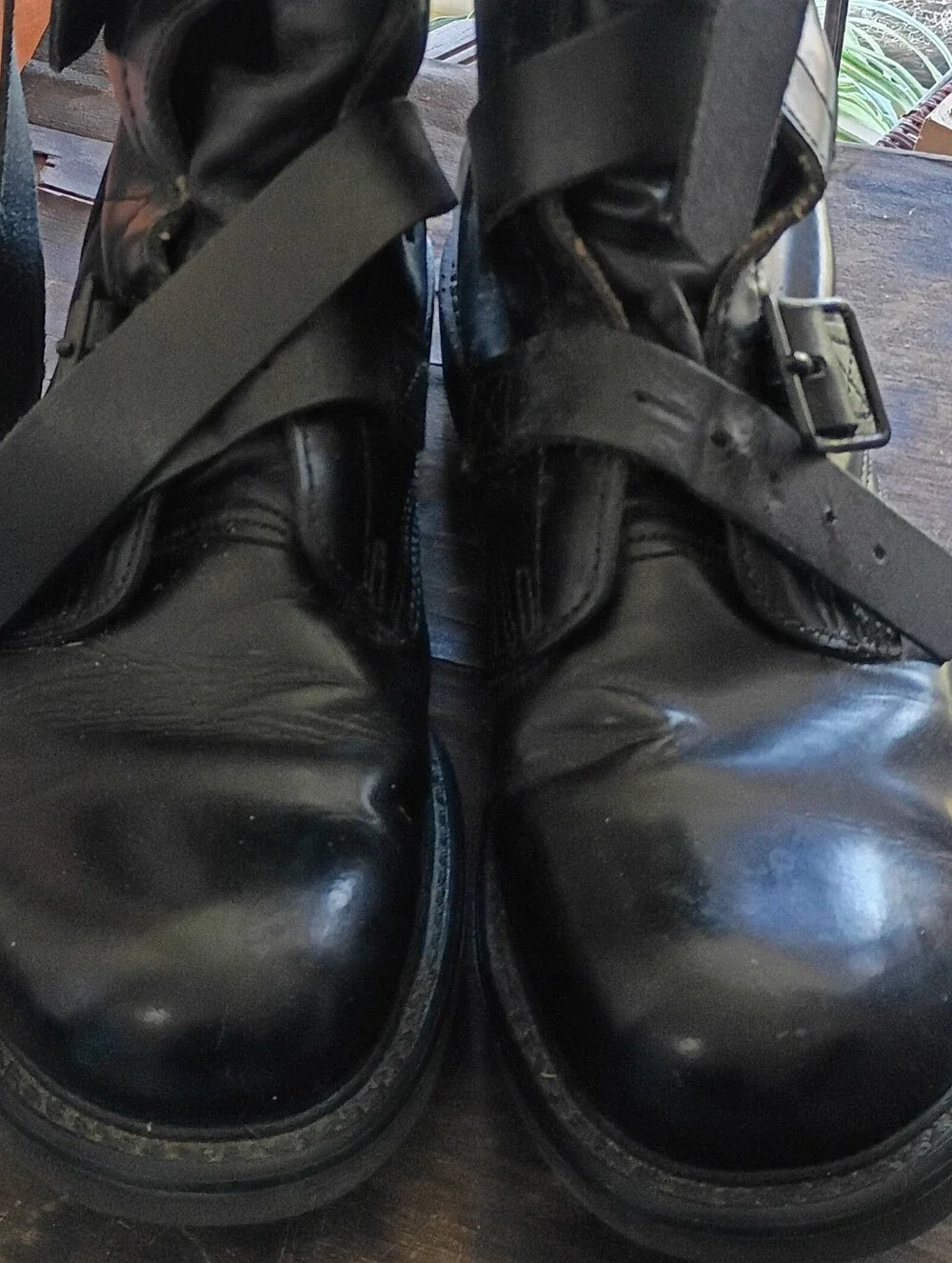 Vintage H&H Brand Military Tanker Boots